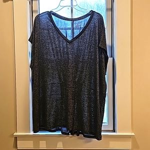 Lane Bryant Top Dark Gray Size 22/24